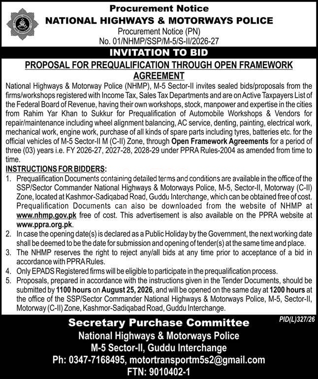 Tender Document
