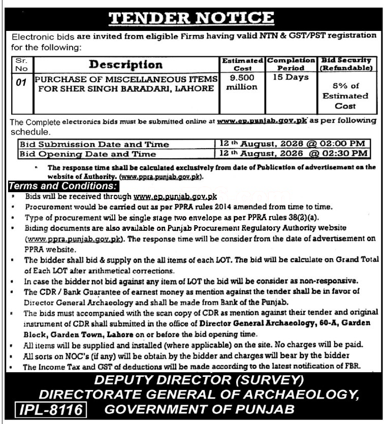 Tender Document