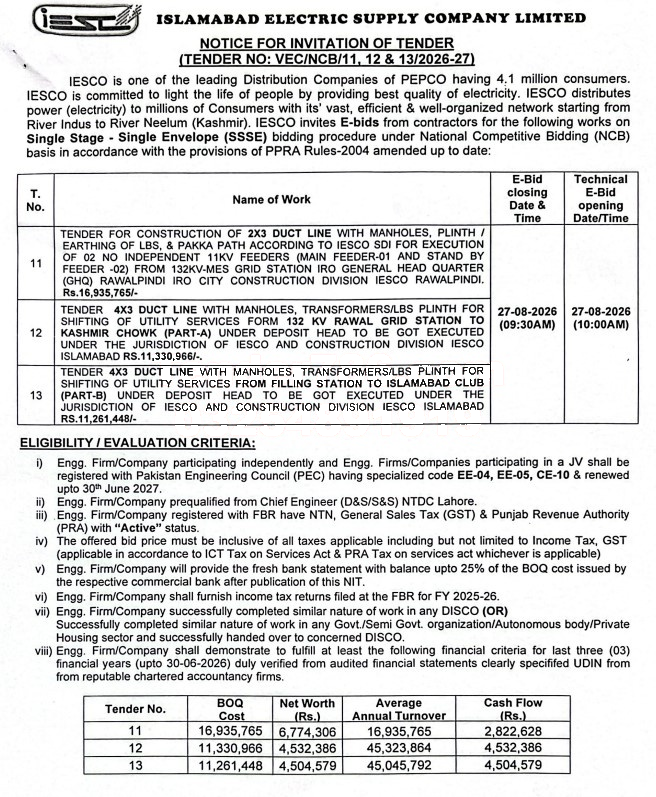 Tender Document