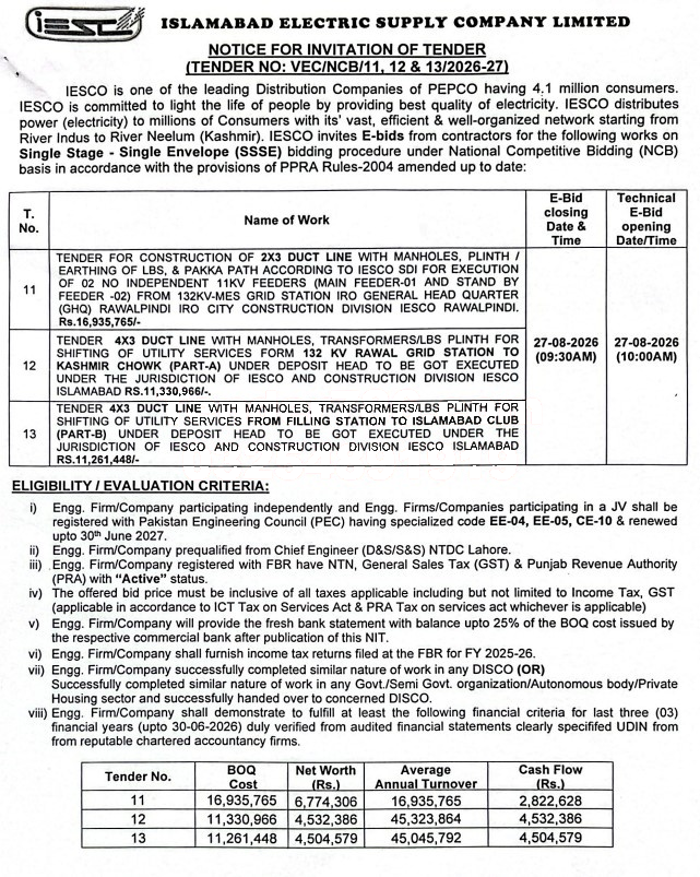Tender Document