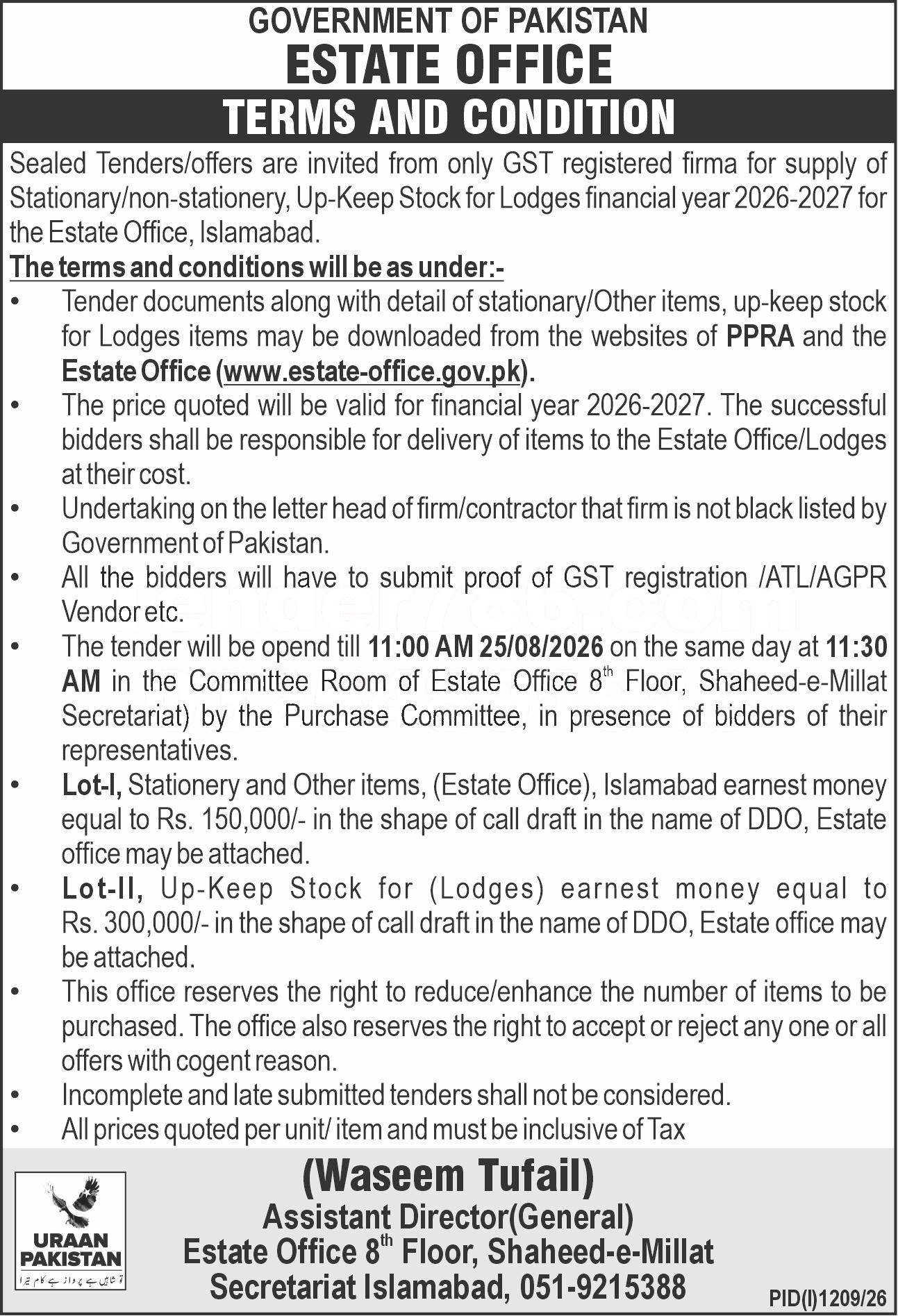 Tender Document