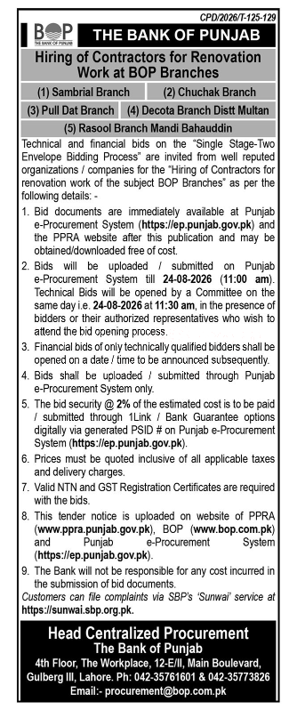Tender Document