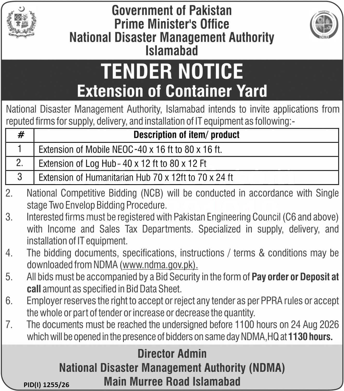 Tender Document