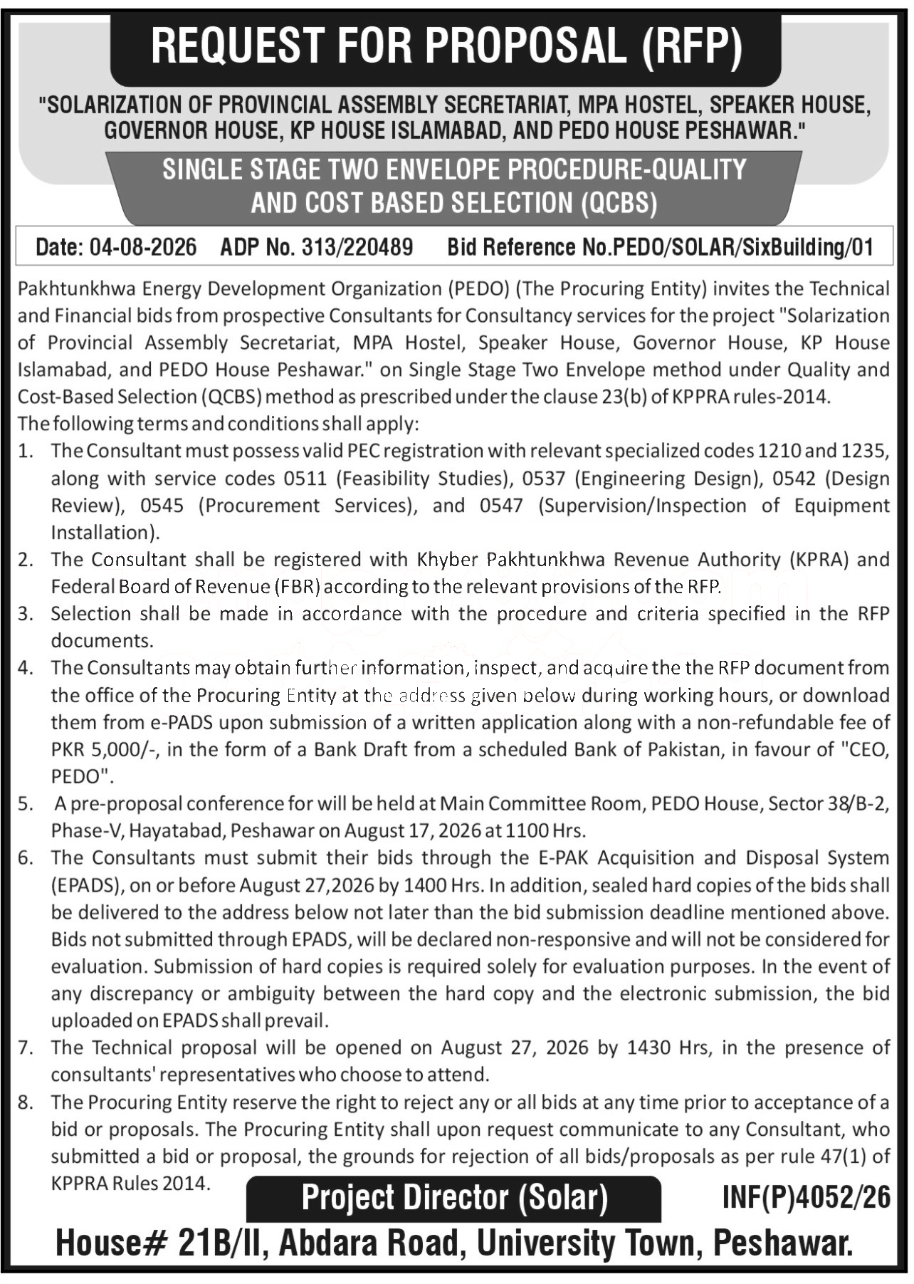 Tender Document