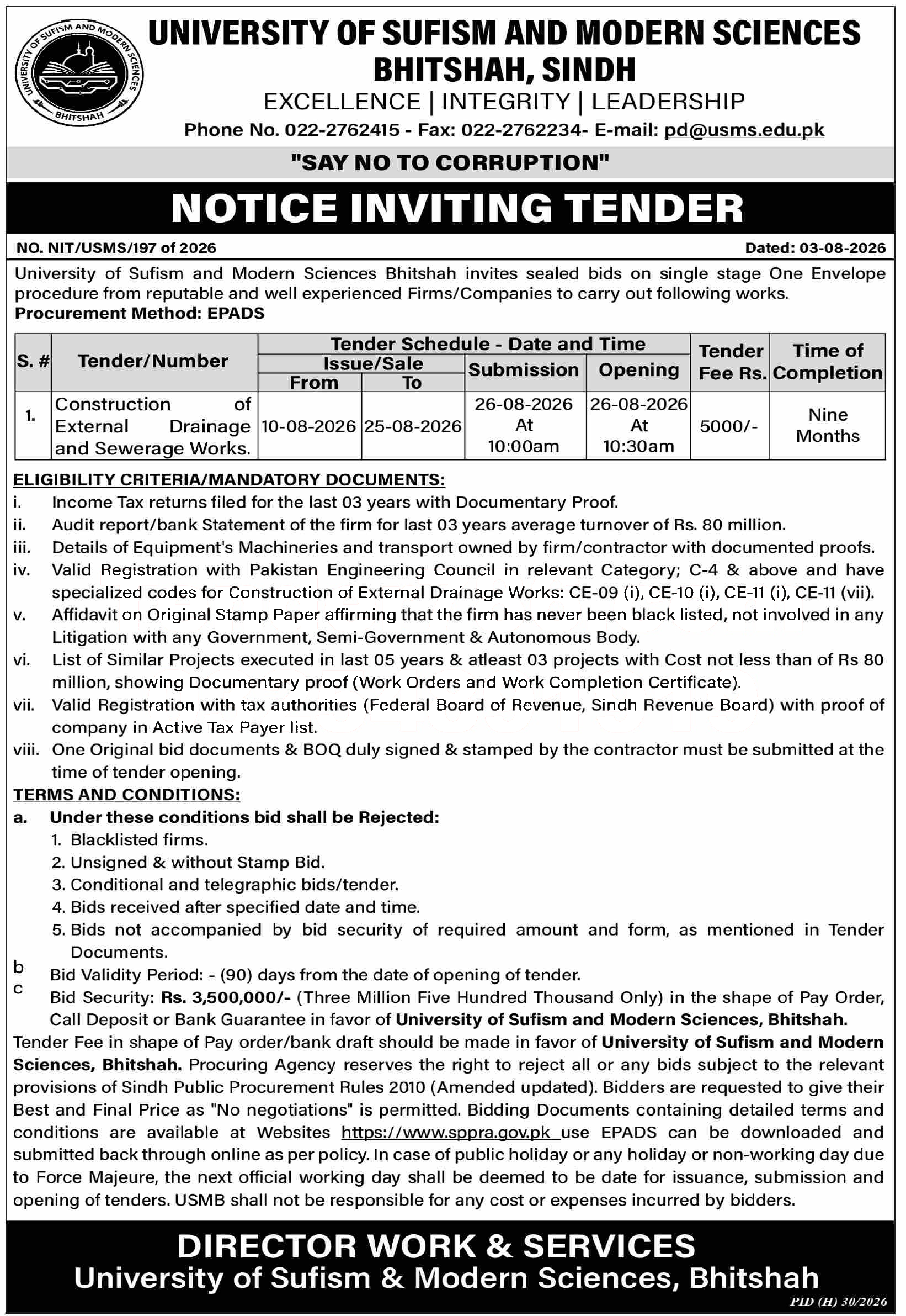 Tender Document
