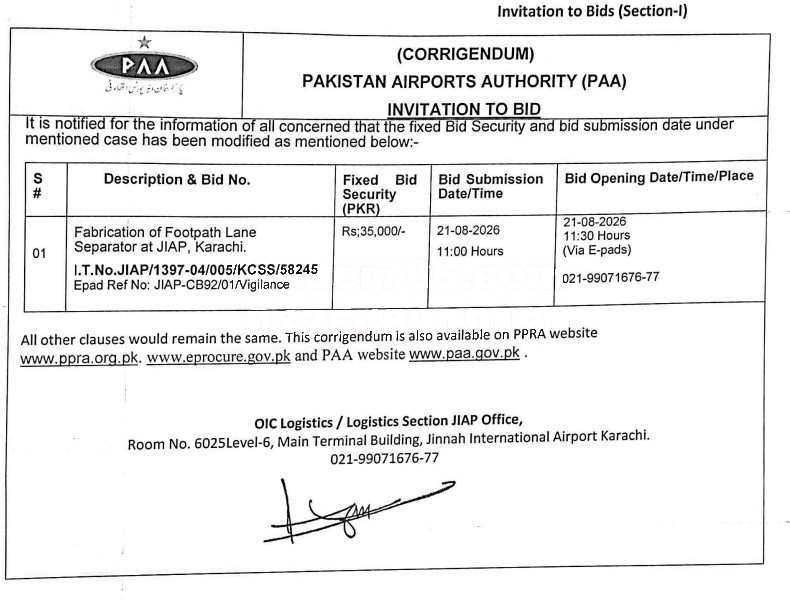 Tender Document
