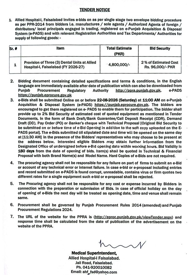 Tender Document