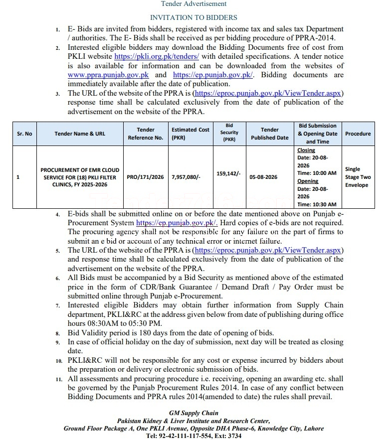 Tender Document