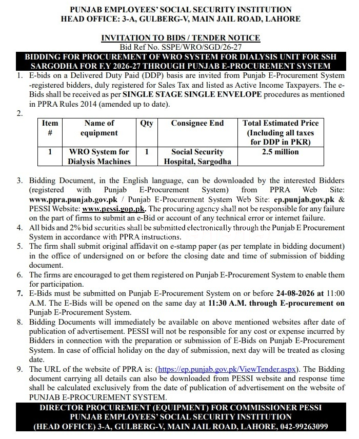 Tender Document