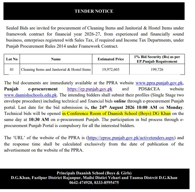 Tender Document