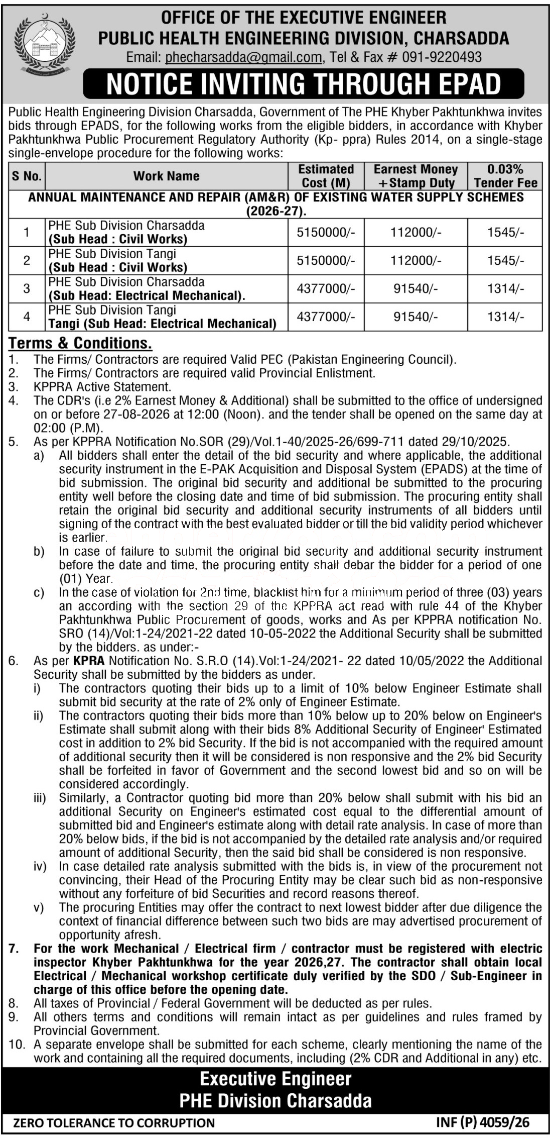 Tender Document