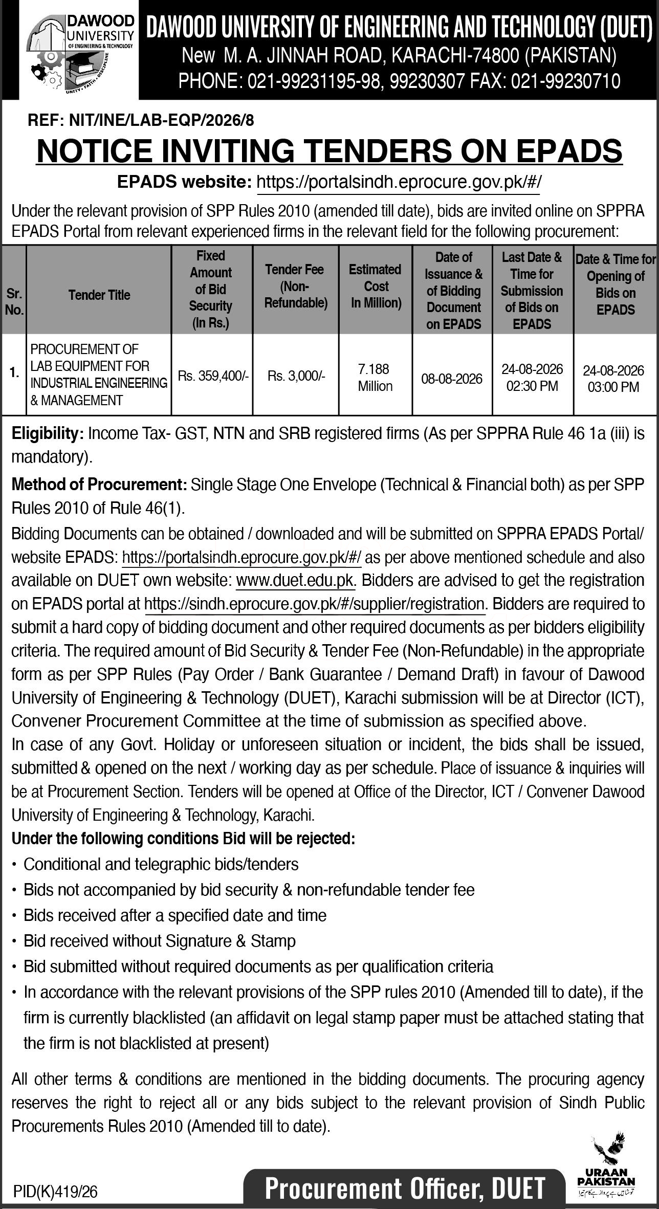 Tender Document