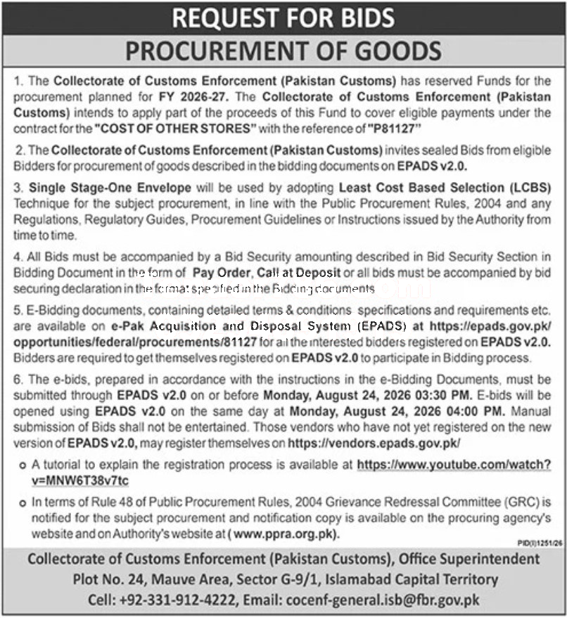 Tender Document