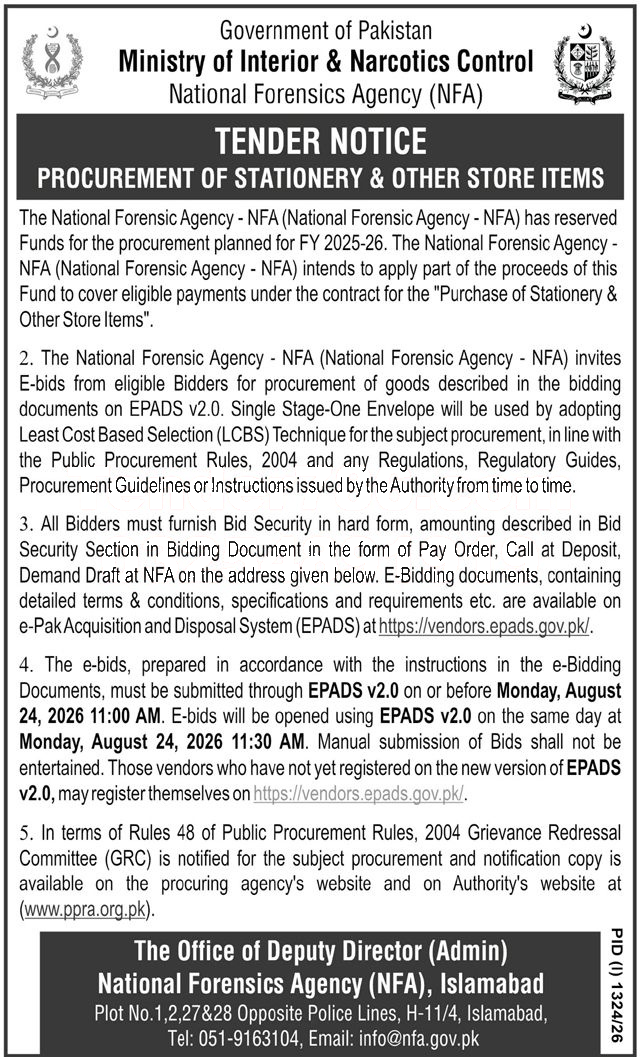 Tender Document