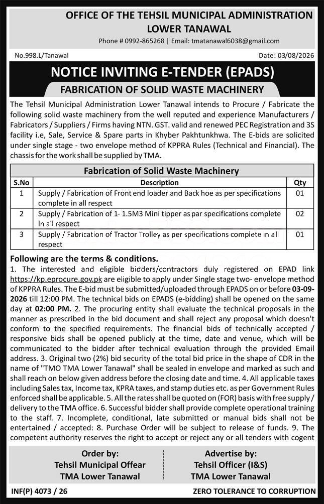 Tender Document