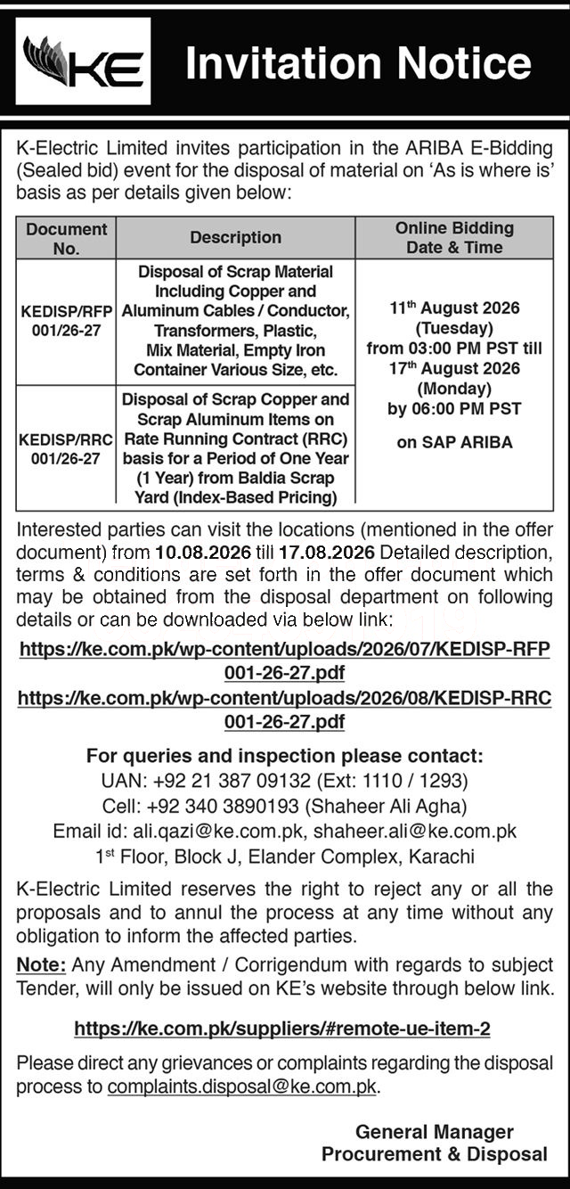 Tender Document