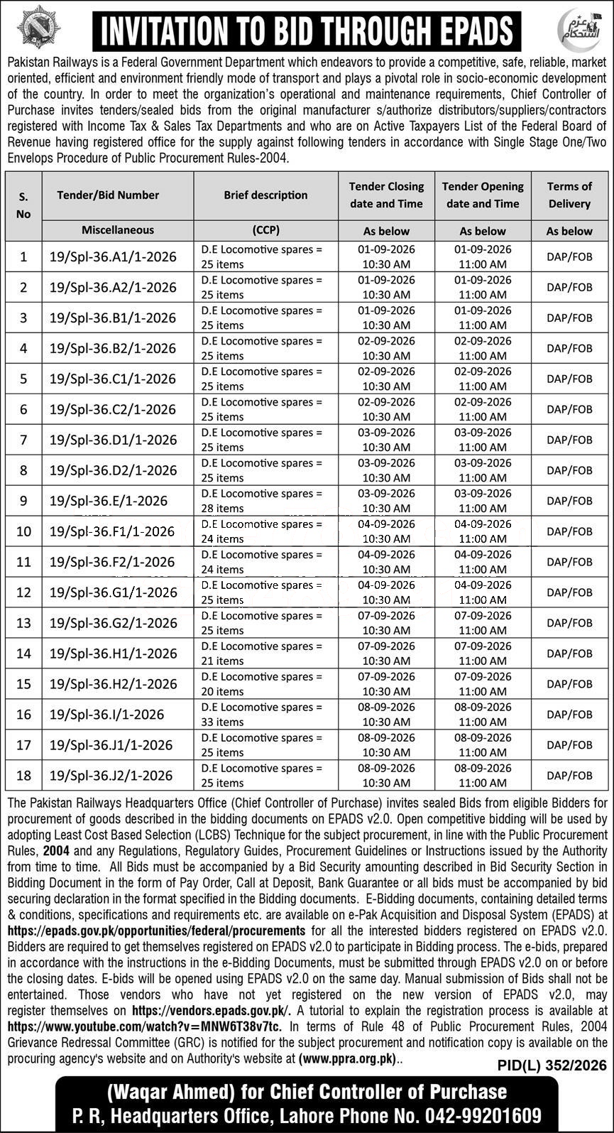 Tender Document