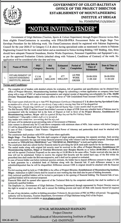 Tender Document