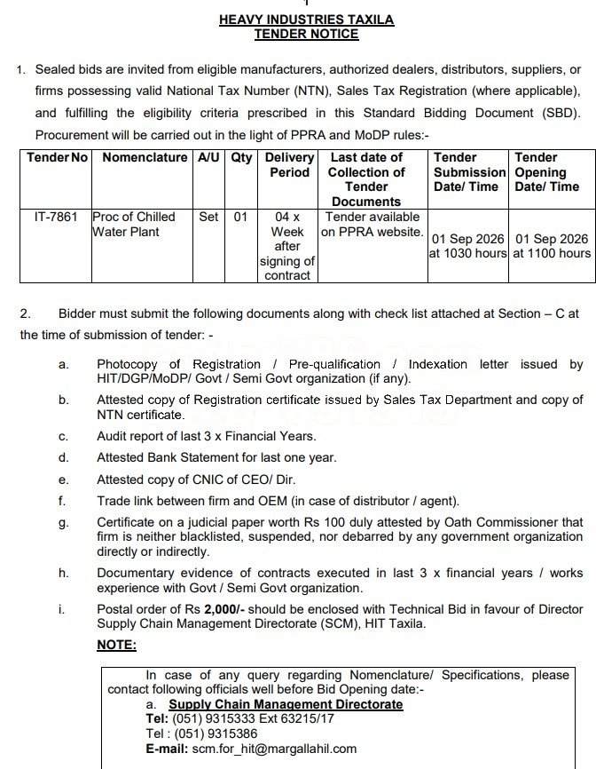 Tender Document