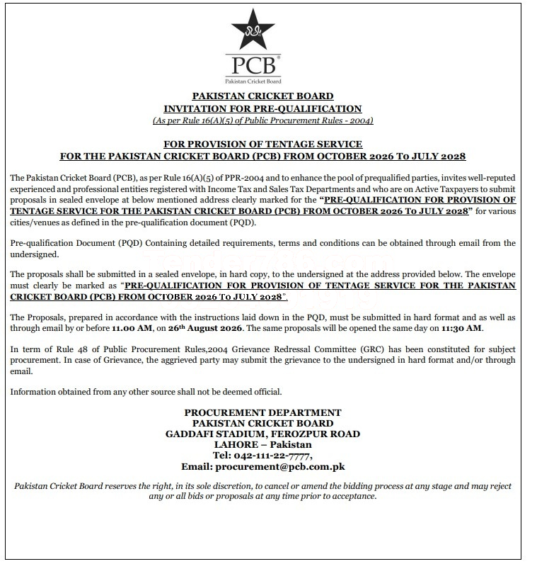 Tender Document