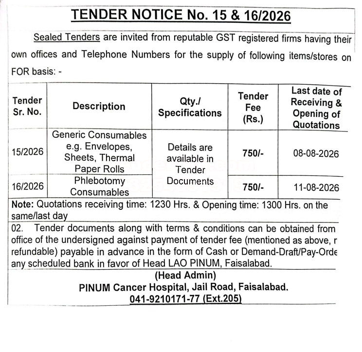 Tender Document