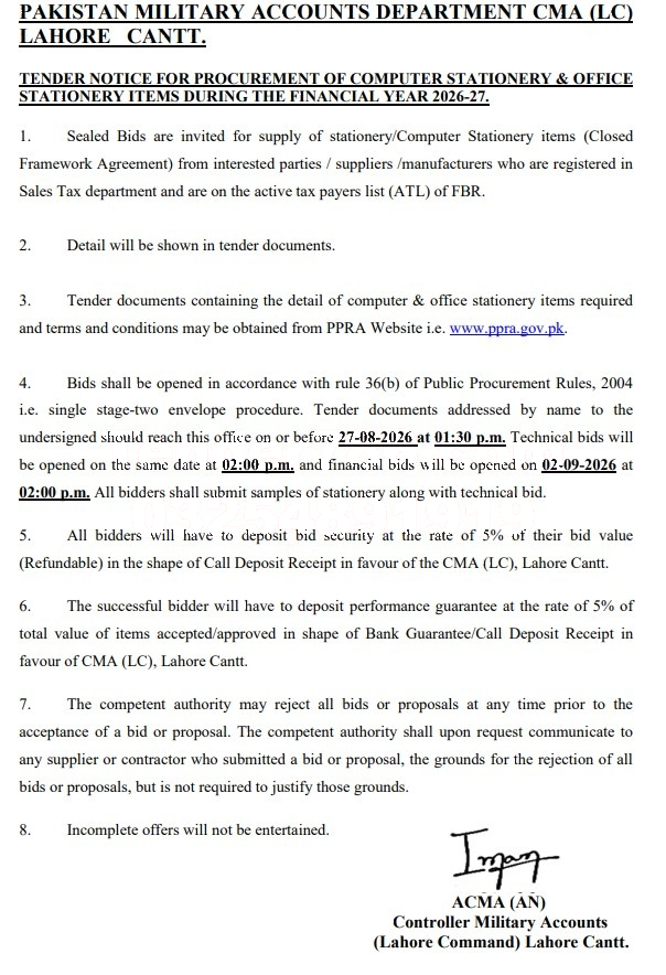 Tender Document