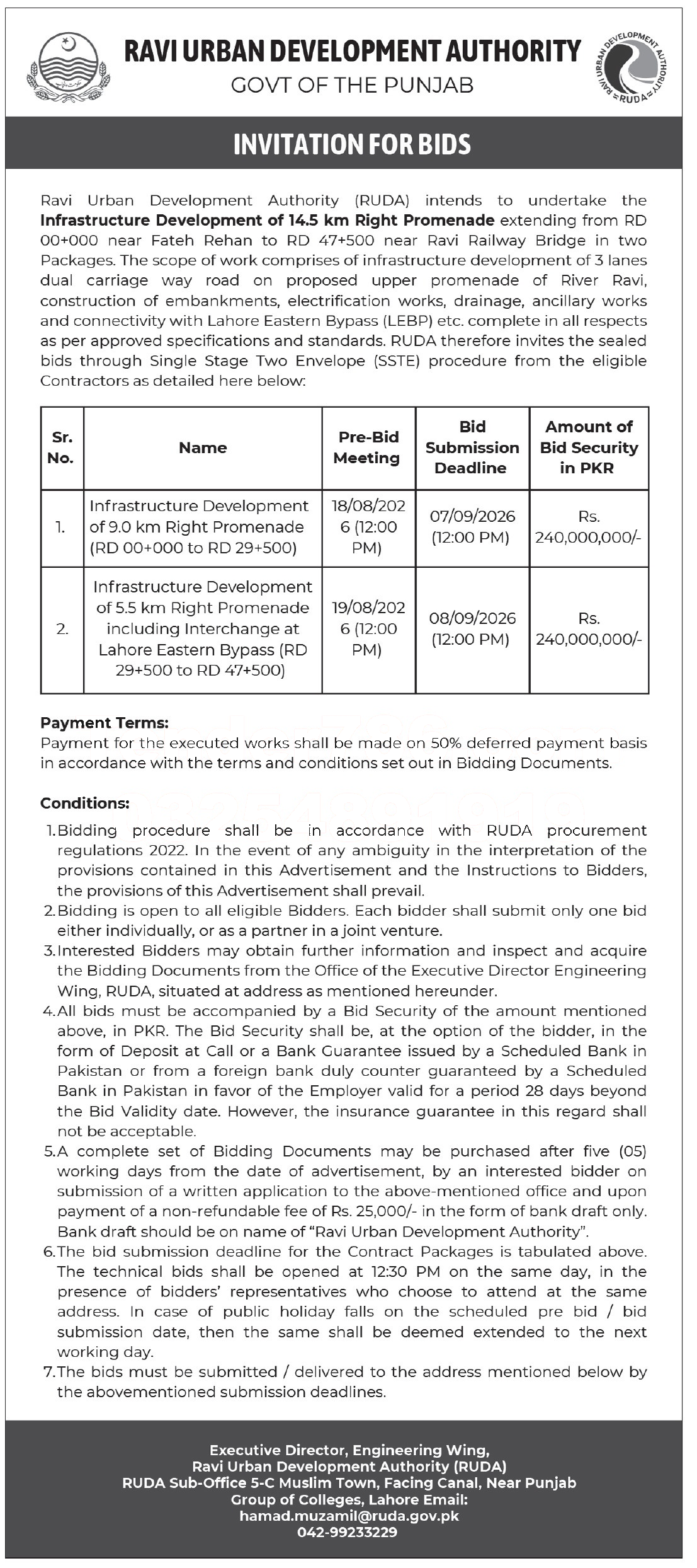 Tender Document