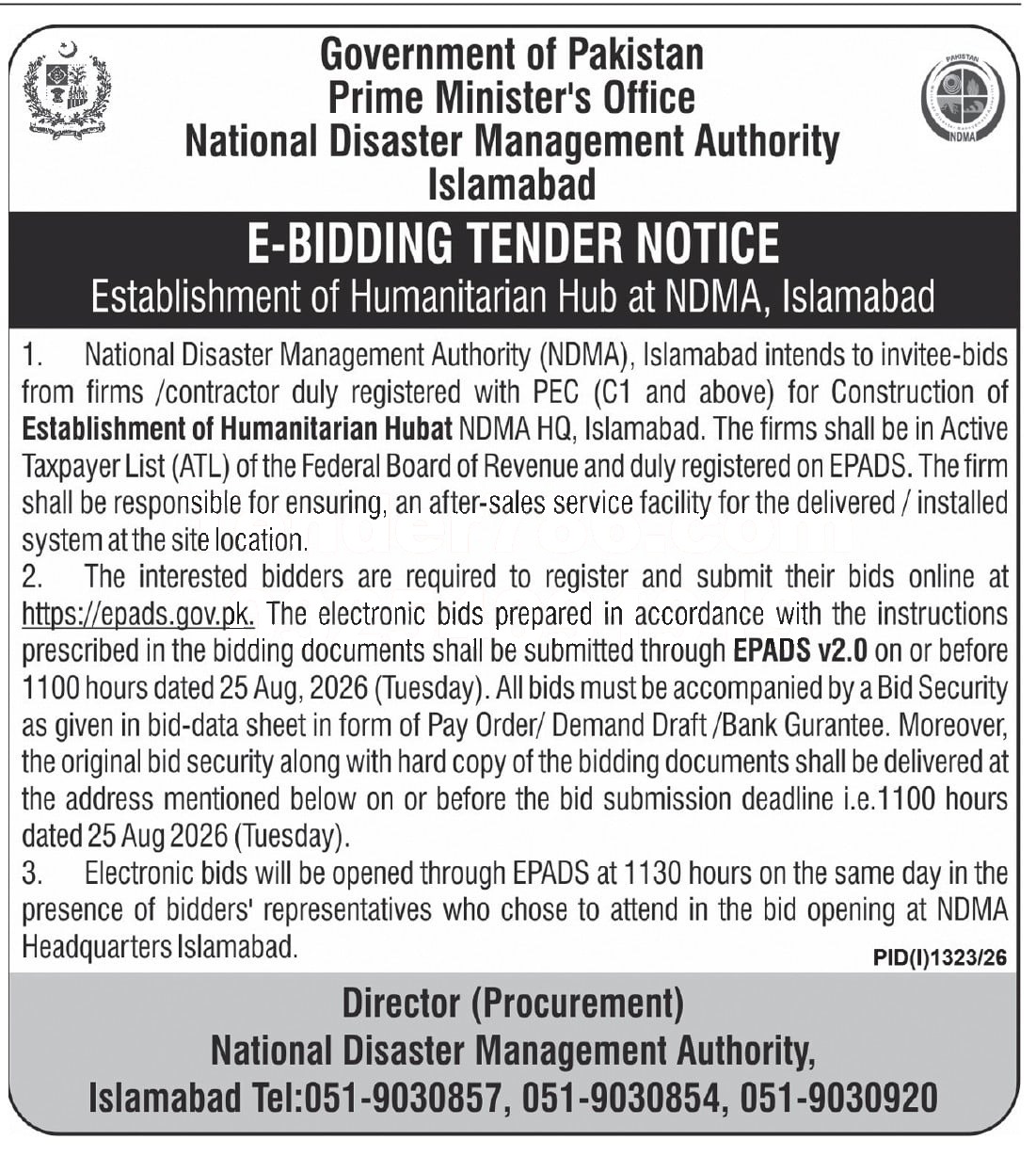Tender Document