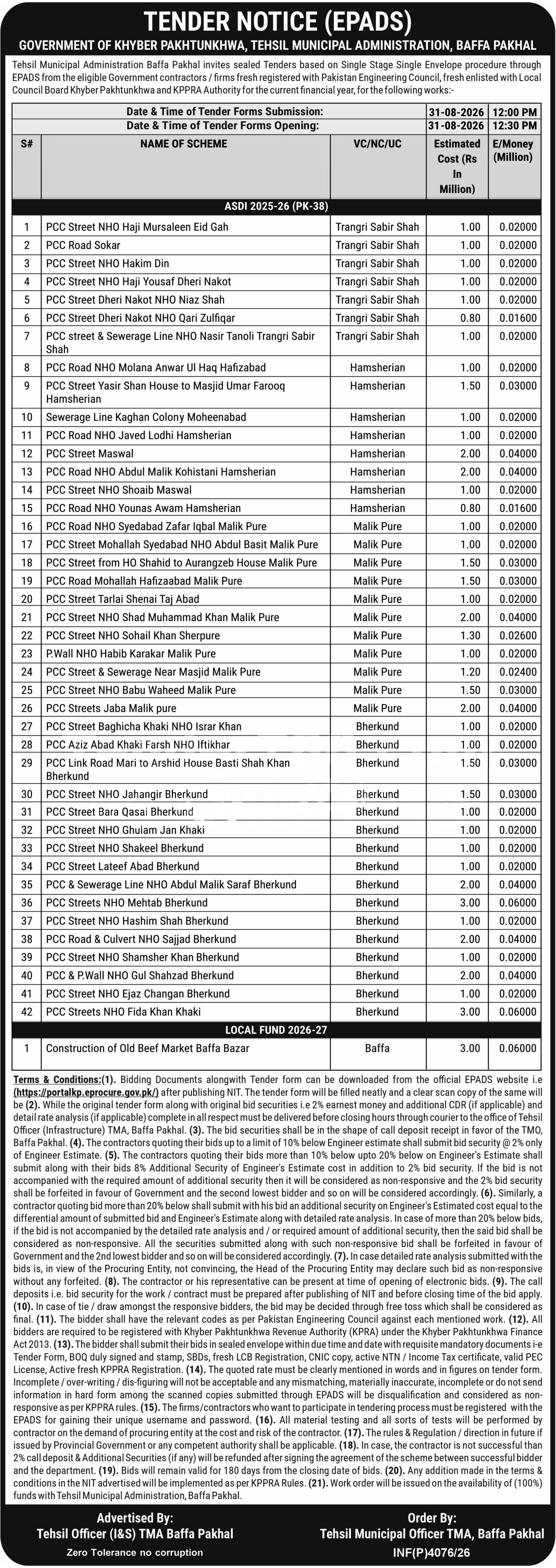 Tender Document