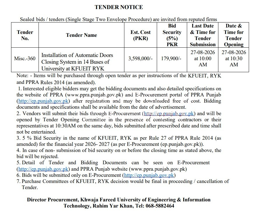 Tender Document