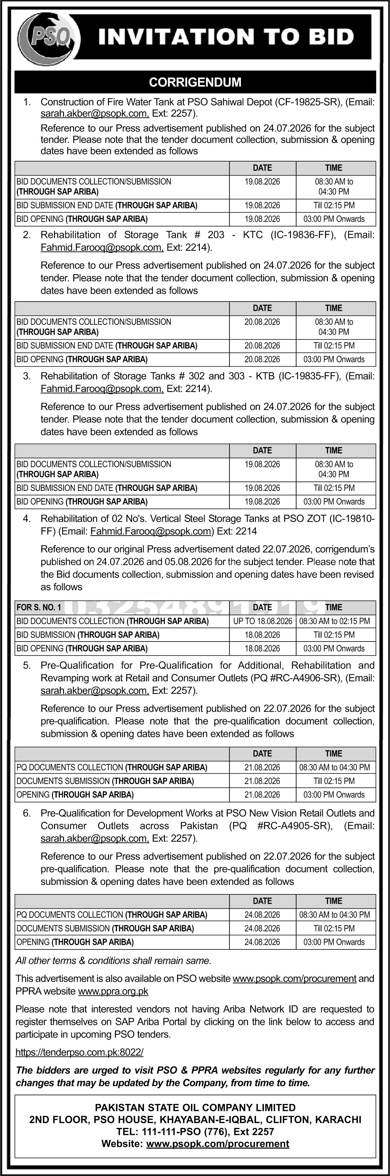 Tender Document