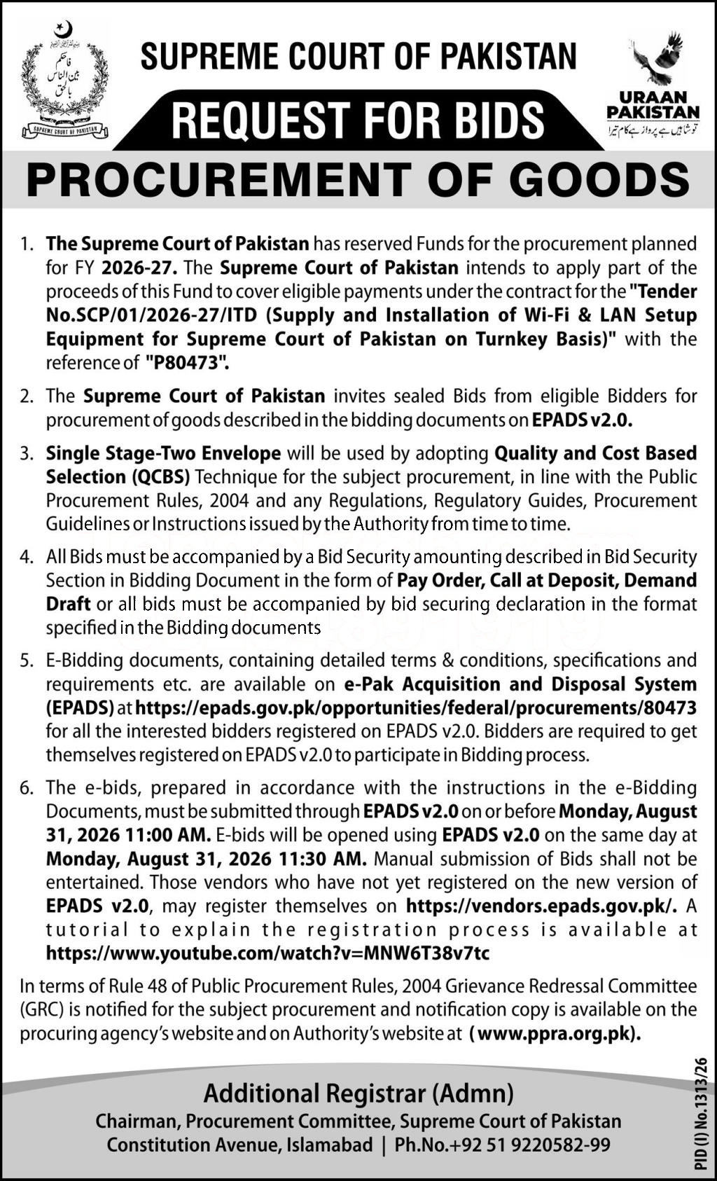 Tender Document