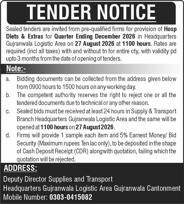 Tender Document