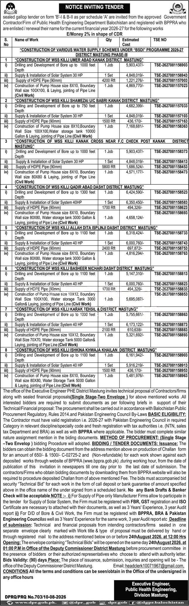 Tender Document