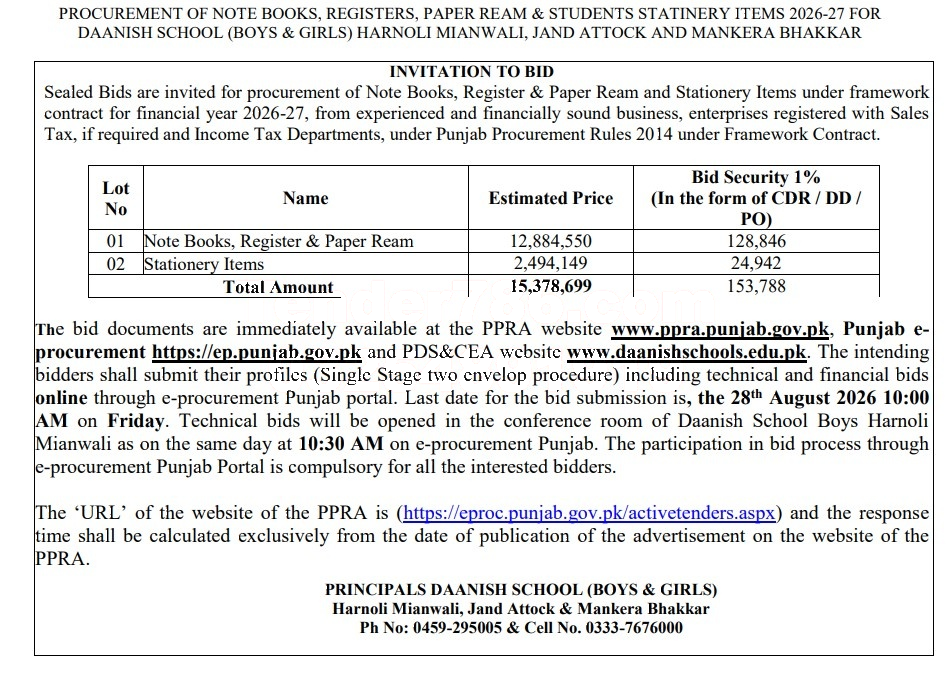 Tender Document