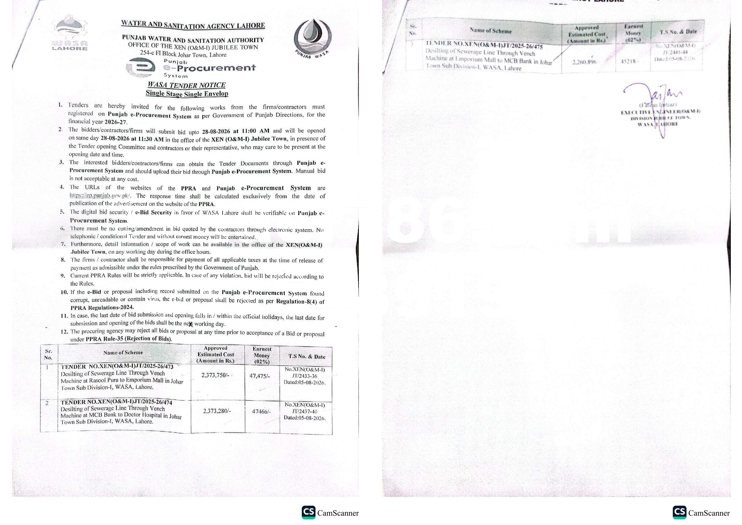 Tender Document