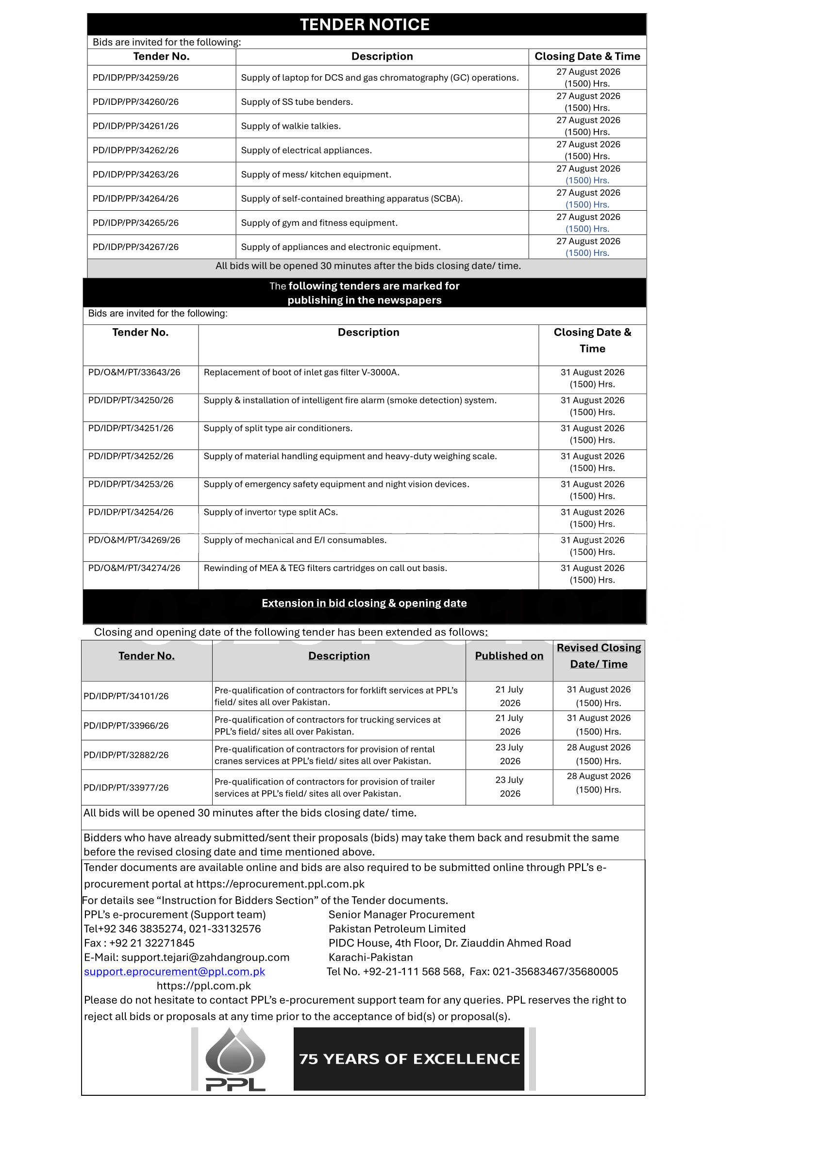 Tender Document