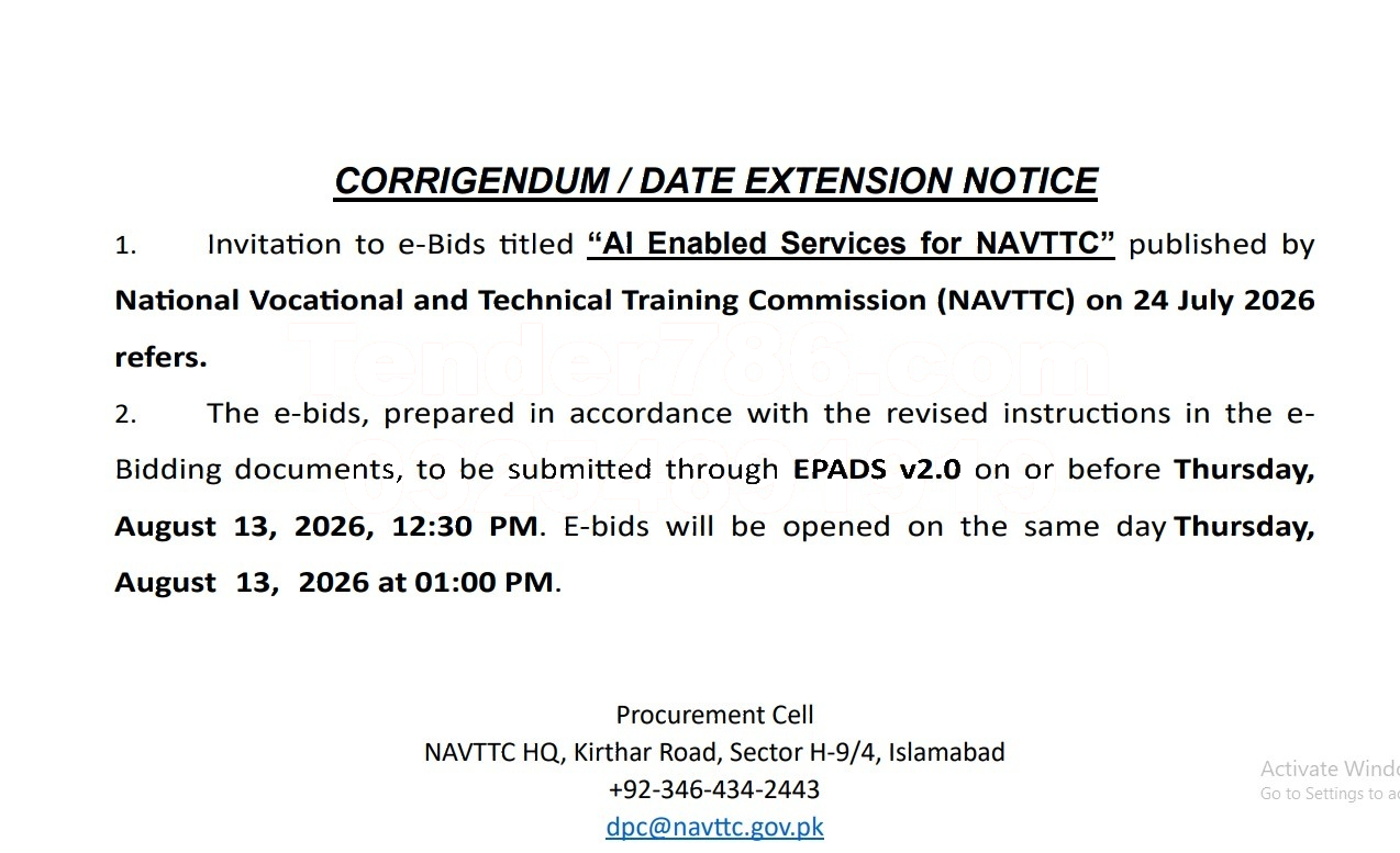 Tender Document