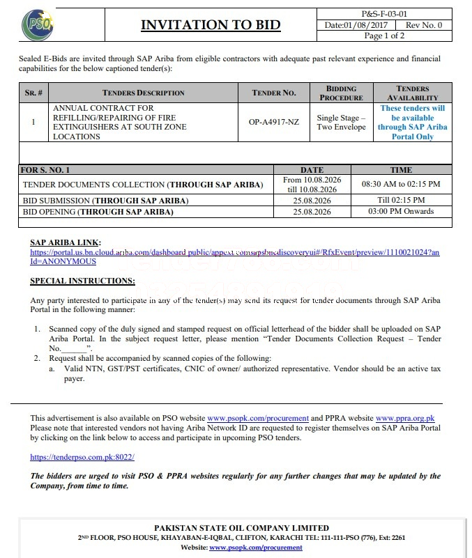 Tender Document