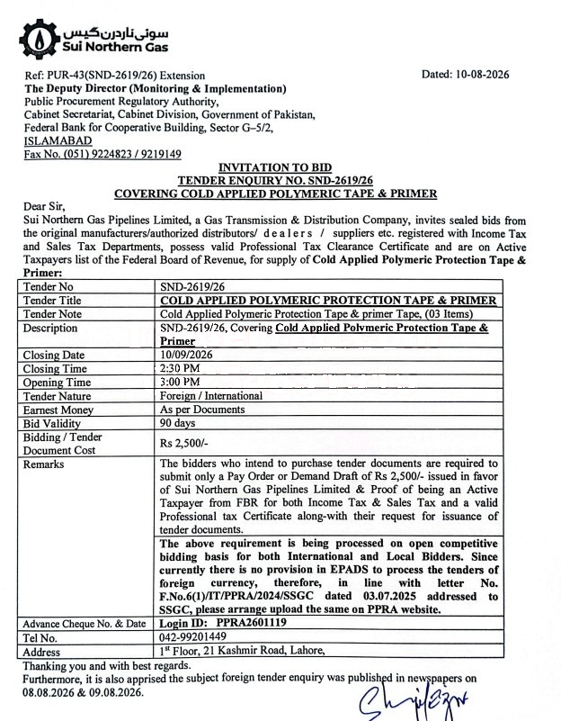 Tender Document