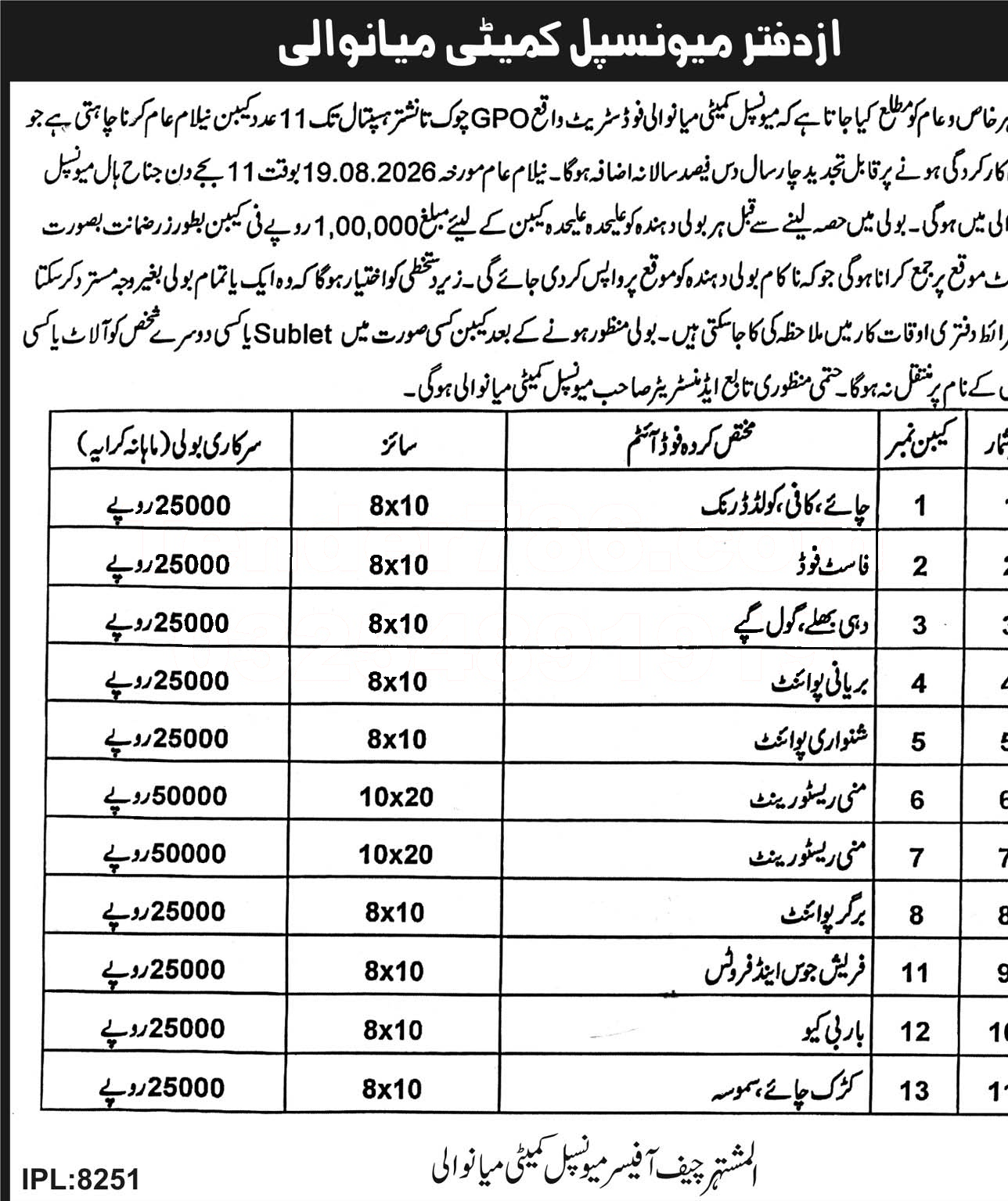 Tender Document