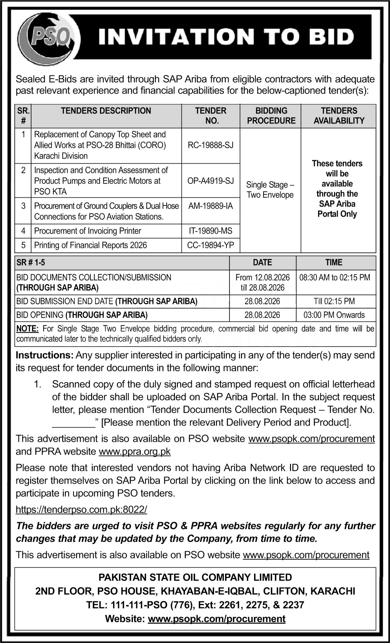 Tender Document