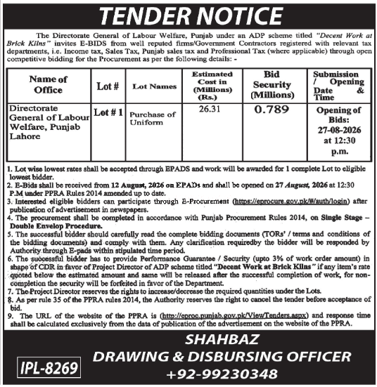 Tender Document