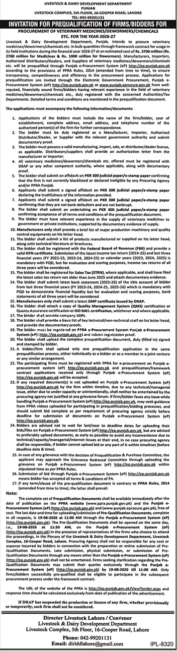 Tender Document