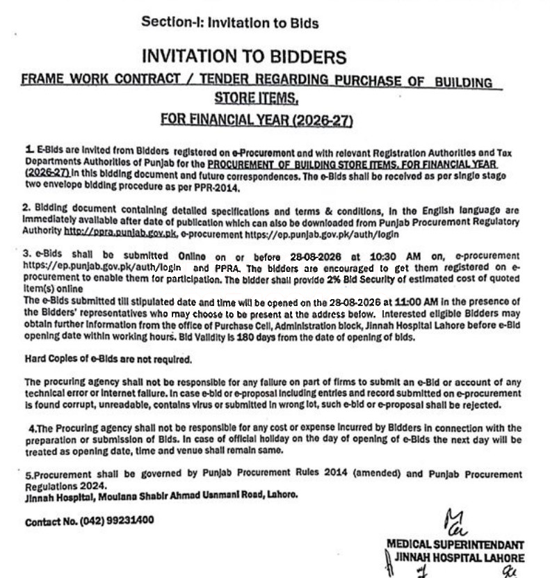 Tender Document
