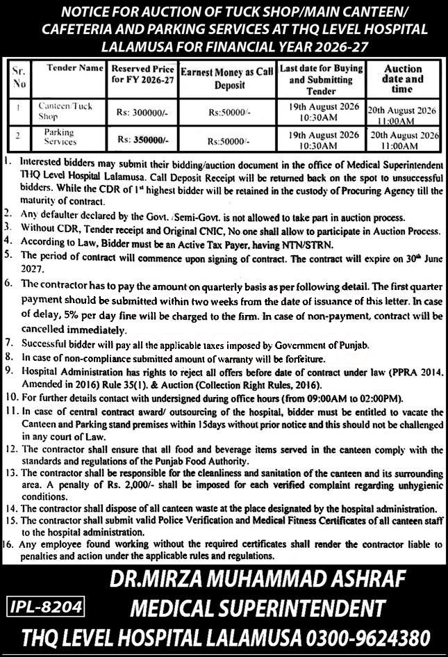 Tender Document