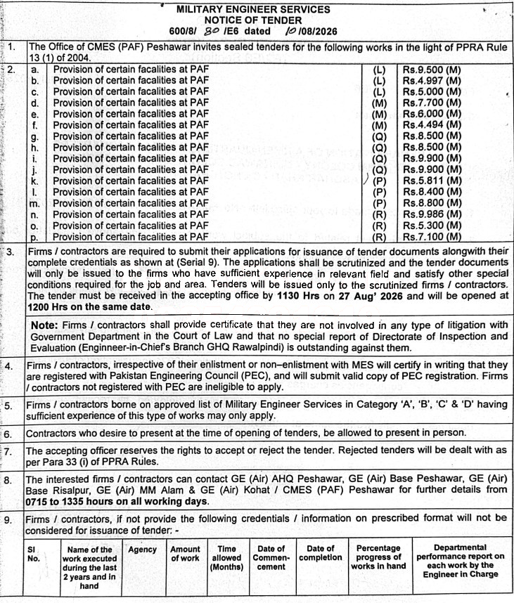 Tender Document