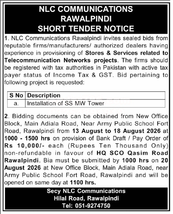 Tender Document