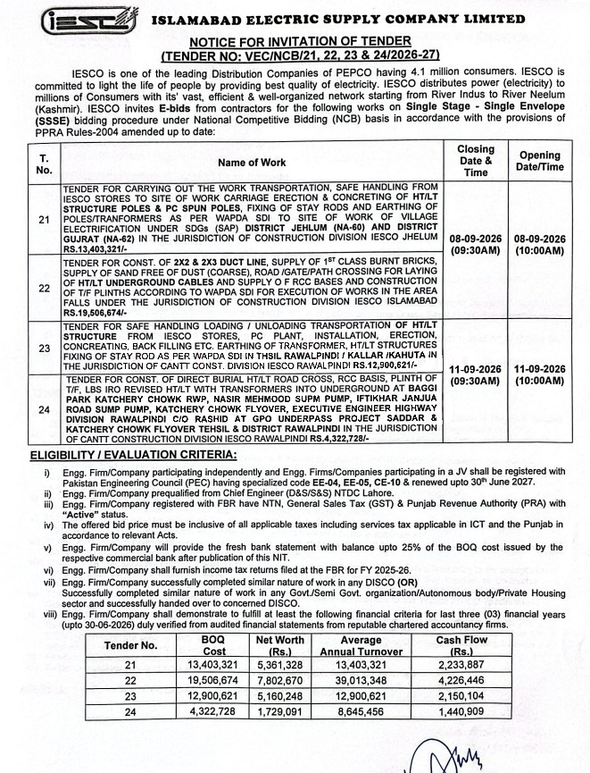 Tender Document
