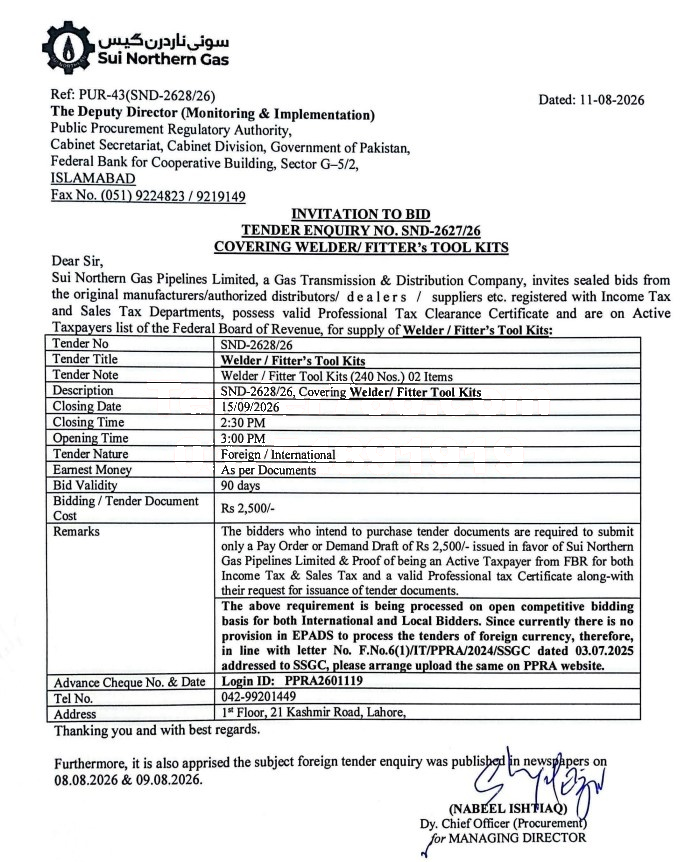 Tender Document